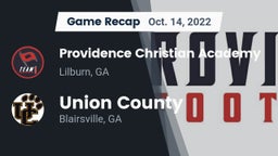 Recap: Providence Christian Academy  vs. Union County  2022