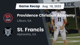 Recap: Providence Christian Academy  vs. St. Francis  2023