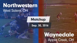 Matchup: Northwestern vs. Waynedale  2016
