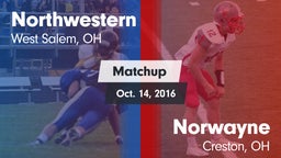 Matchup: Northwestern vs. Norwayne  2016