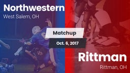 Matchup: Northwestern vs. Rittman  2017