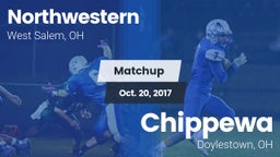 Matchup: Northwestern vs. Chippewa  2017