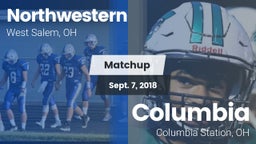Matchup: Northwestern vs. Columbia  2018