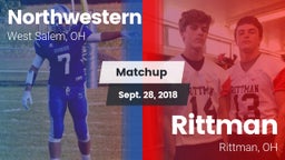 Matchup: Northwestern vs. Rittman  2018