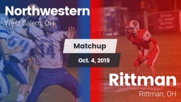 Matchup: Northwestern vs. Rittman  2019