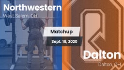 Matchup: Northwestern vs. Dalton  2020