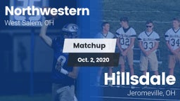 Matchup: Northwestern vs. Hillsdale  2020