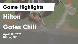 Hilton  vs Gates Chili  Game Highlights - April 18, 2023