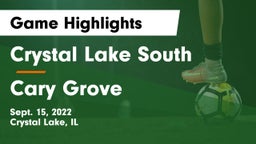 Crystal Lake South  vs Cary Grove Game Highlights - Sept. 15, 2022