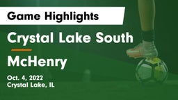 Crystal Lake South  vs McHenry Game Highlights - Oct. 4, 2022