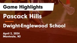 Pascack Hills  vs Dwight-Englewood School Game Highlights - April 2, 2024