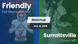 Matchup: Friendly vs. Surrattsville  2016