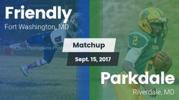 Matchup: Friendly vs. Parkdale  2017