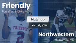 Matchup: Friendly vs. Northwestern  2018