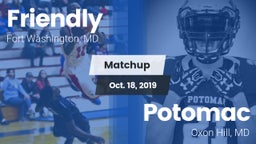 Matchup: Friendly vs. Potomac  2019