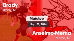 Matchup: Brady vs. Anselmo-Merna  2016