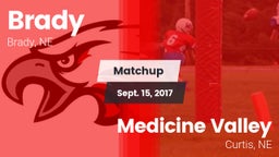 Matchup: Brady vs. Medicine Valley  2017