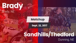 Matchup: Brady vs. Sandhills/Thedford 2017