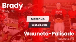 Matchup: Brady vs. Wauneta-Palisade  2018