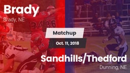 Matchup: Brady vs. Sandhills/Thedford 2018