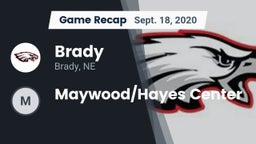 Recap: Brady  vs. Maywood/Hayes Center 2020