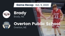 Recap: Brady  vs. Overton Public School 2020
