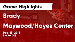 Brady  vs Maywood/Hayes Center Game Highlights - Dec. 13, 2018