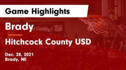 Brady  vs Hitchcock County USD  Game Highlights - Dec. 28, 2021