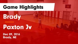 Brady  vs Paxton Jv Game Highlights - Dec 09, 2016