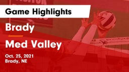 Brady  vs Med Valley Game Highlights - Oct. 25, 2021