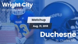 Matchup: Wright City High vs. Duchesne  2018
