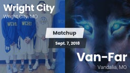 Matchup: Wright City High vs. Van-Far  2018