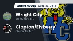 Recap: Wright City  vs. Clopton/Elsberry  2018