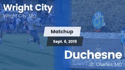 Matchup: Wright City High vs. Duchesne  2019