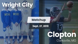 Matchup: Wright City High vs. Clopton   2019