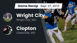 Recap: Wright City  vs. Clopton   2019