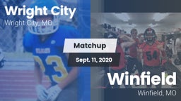 Matchup: Wright City High vs. Winfield  2020