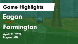 Eagan  vs Farmington  Game Highlights - April 21, 2022