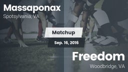 Matchup: Massaponax High vs. Freedom  2016