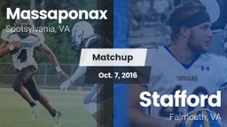 Matchup: Massaponax High vs. Stafford  2016