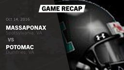 Recap: Massaponax  vs. Potomac  2016