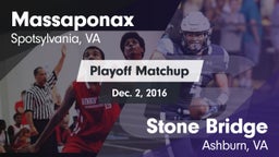 Matchup: Massaponax High vs. Stone Bridge  2016