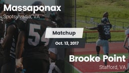 Matchup: Massaponax High vs. Brooke Point  2017