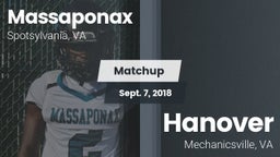 Matchup: Massaponax High vs. Hanover  2018