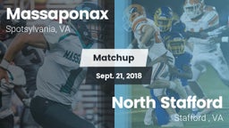 Matchup: Massaponax High vs. North Stafford   2018