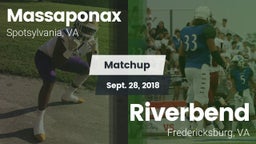Matchup: Massaponax High vs. Riverbend  2018