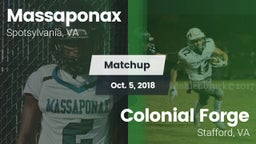 Matchup: Massaponax High vs. Colonial Forge  2018