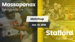 Matchup: Massaponax High vs. Stafford  2018