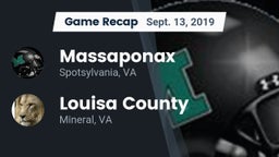 Recap: Massaponax  vs. Louisa County  2019