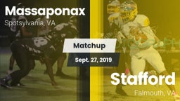 Matchup: Massaponax High vs. Stafford  2019